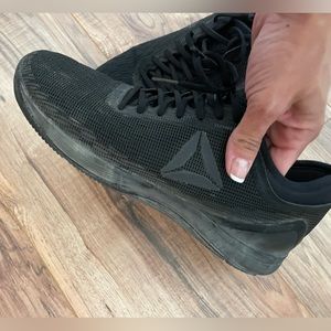 Black on black mesh CrossFit shoes 10.5 Men’s
